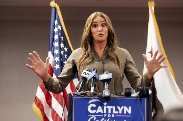 Caitlyn Jenner vil være guvernør i Californien, men kampagnepengene er allerede brugt op. Foto: Noah Berger/Ritzau Scanpix