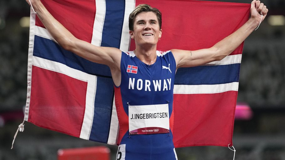 Jakob Ingebrigtsen er olympisk mester i 1500-meterløb. Foto: Petr David Josek/Ritzau Scanpix