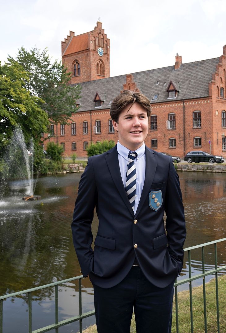 I en alder af 15 år er prins Christian flyttet hjemmefra. Foto: Keld Navntoft/kongehuset