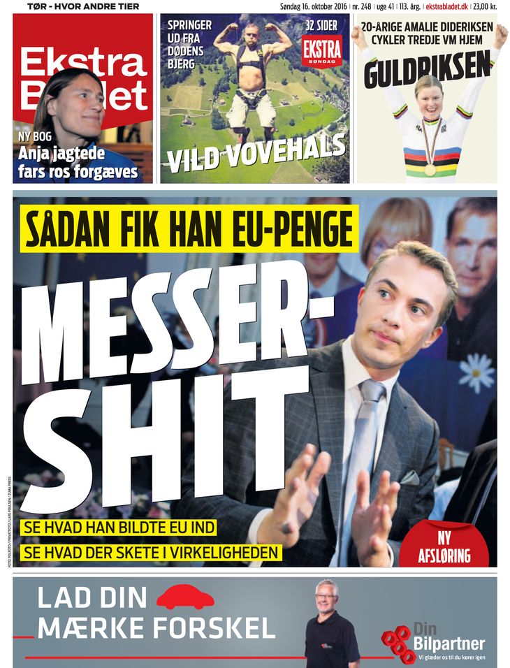 Ekstra Bladet 16. oktober 2016