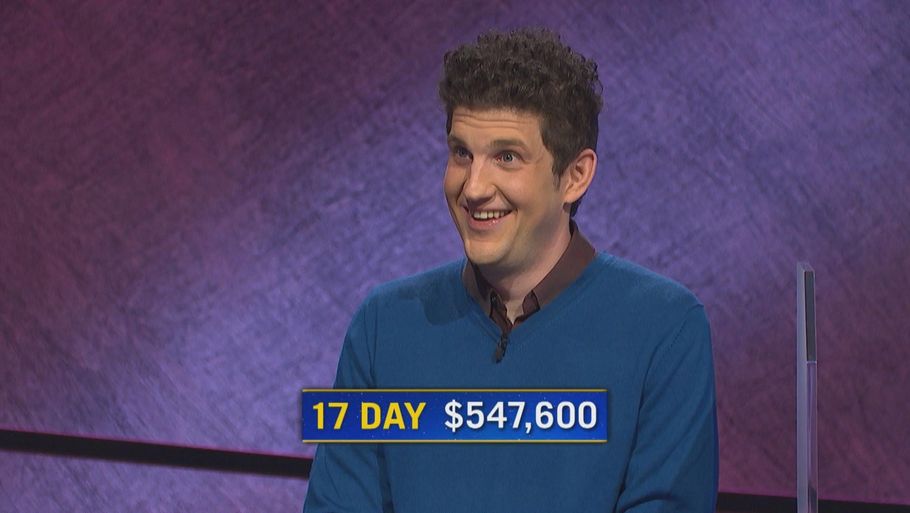 30-årige Matt Amodio er allerede blevet multi-millionær på at give sine konkurrenter baghjul i 'Jeopardy'. Foto: Jeopardy! Inc.