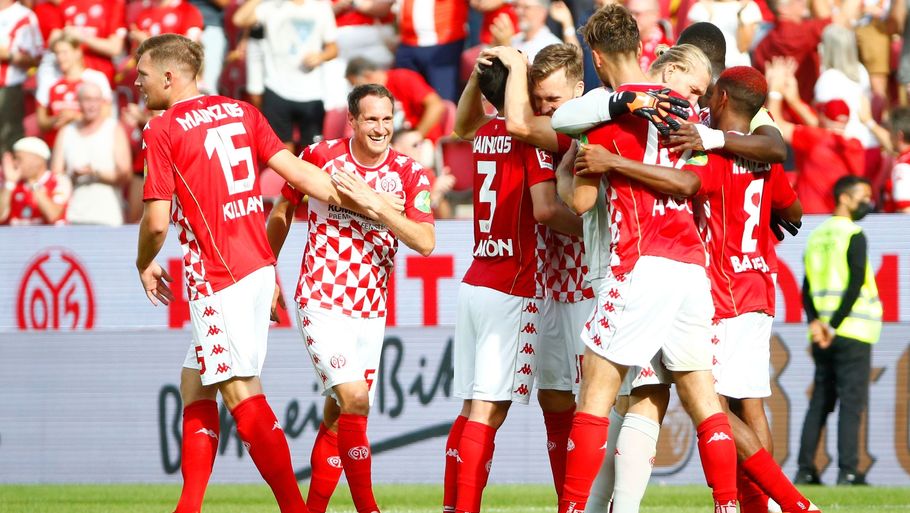 Mainz-spillerne fik en god start på sæsonen. Foto: Thilo Schmuelgen/Reuters/Ritzau Scanpix