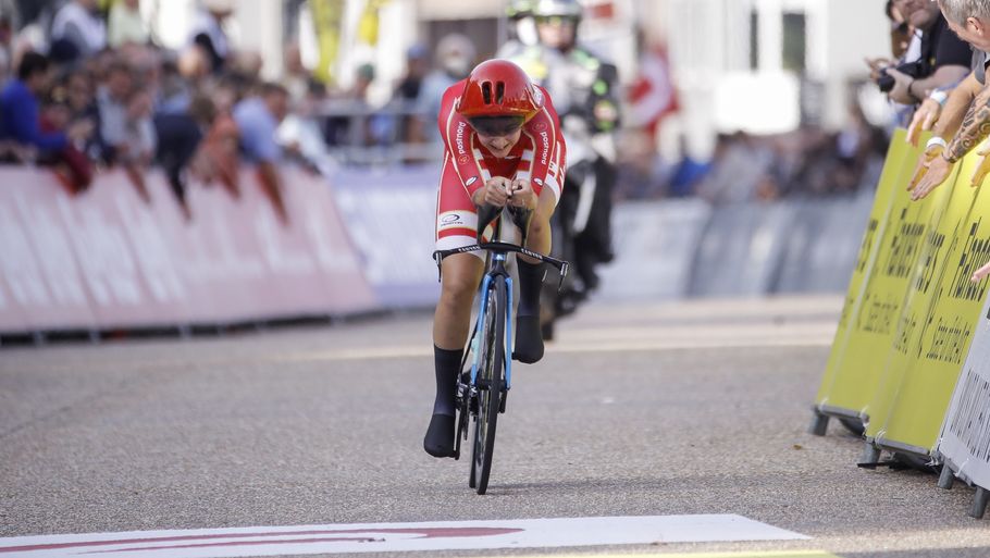 UCI fik et godt grin frem hos læserne, da de havde fremstillet Emma Norsgaard som Kasper Asgreen. Foto: Olivier Hoslet/EPA/Ritzau Scanpix