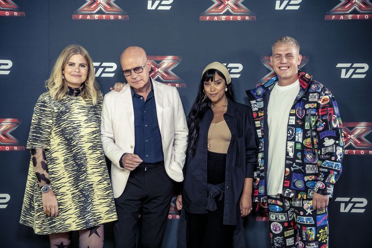 Her er holdet, der bliver vist på din skærm samtlige fredage i den kommende sæson af 'X Factor'. Foto: Linda Johansen