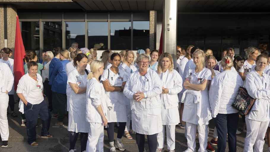 Sygeplejerskerne i Danmark er ikke tilfredse med deres løn. Arkivfoto: Marcus Emil Christensen