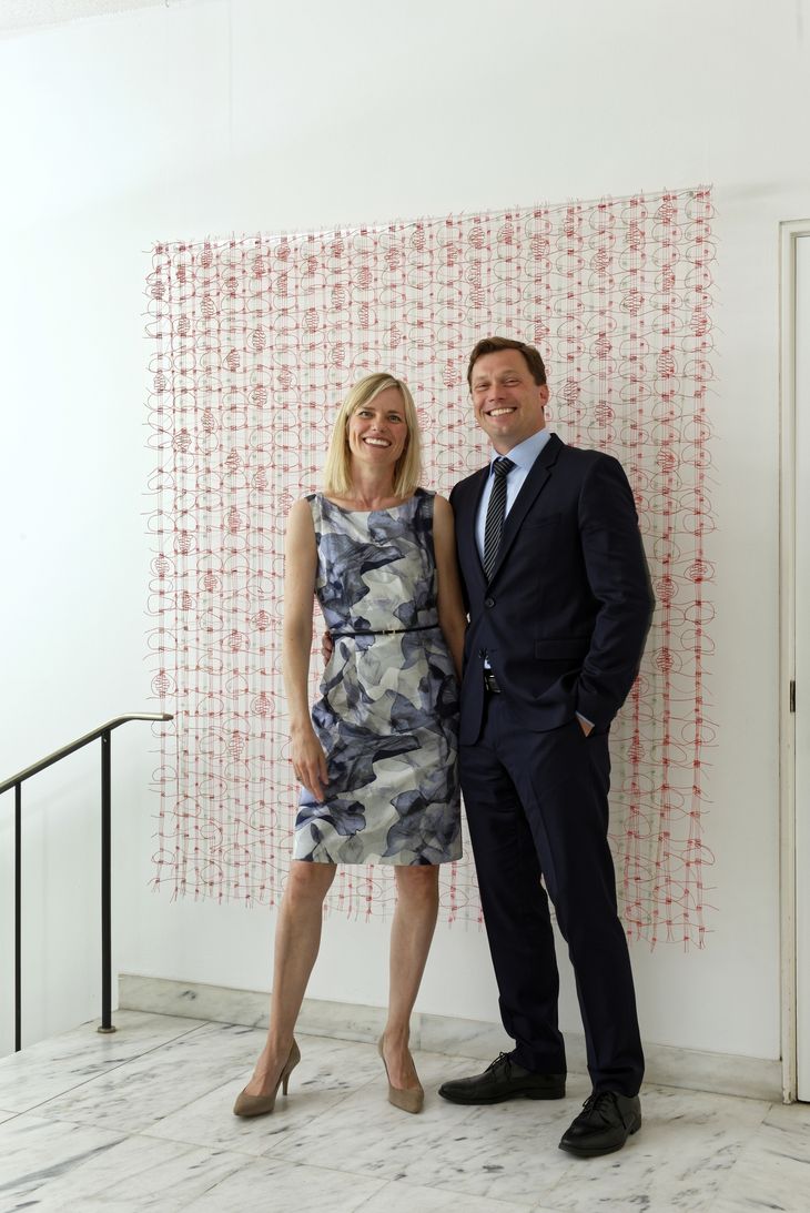 Ulla Rønberg sammen med sin mand Lars Gert Lose, der er Udenrigsministeriets departementschef og tidligere ambassadør i Washington. Foto: Bob Narod