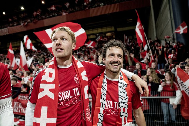 Opbakningen til det danske fodboldlandshold er stor. Det er opbakningen til et VM i Qatar ikke. Foto: Tariq Mikkel Khan