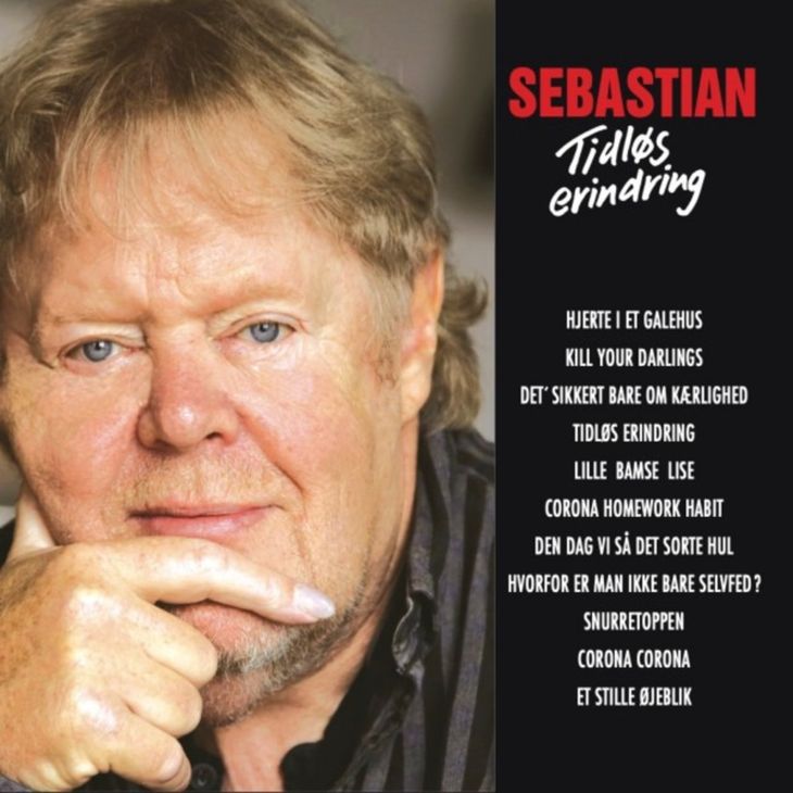 Coveret til Sebastians aktuelle album, 'Tidløs erindring', som er produceret af ham selv og Louise Nipper.