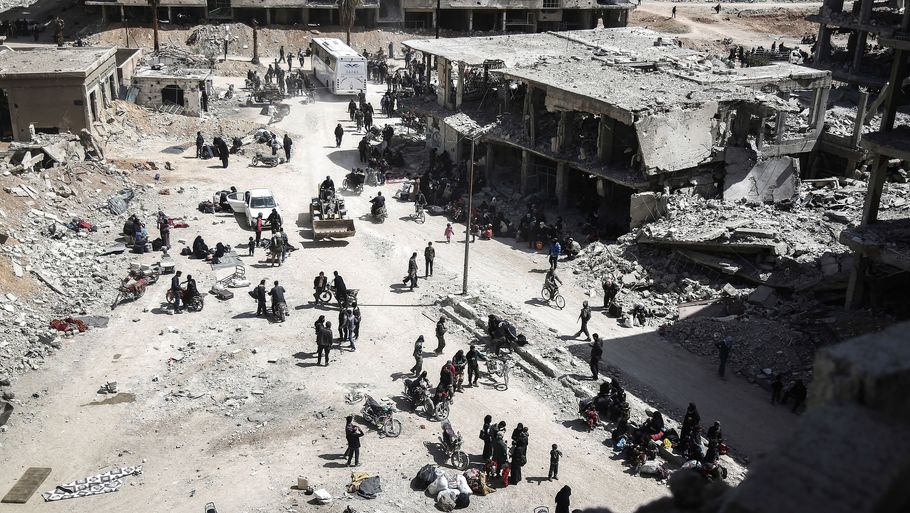 I september oplyste FN, at antallet af identificerede personer, som er blevet dræbt i den syriske konflikt, er steget til 350.209. (Arkivfoto) Foto: Anas Alkharboutli/Ritzau Scanpix