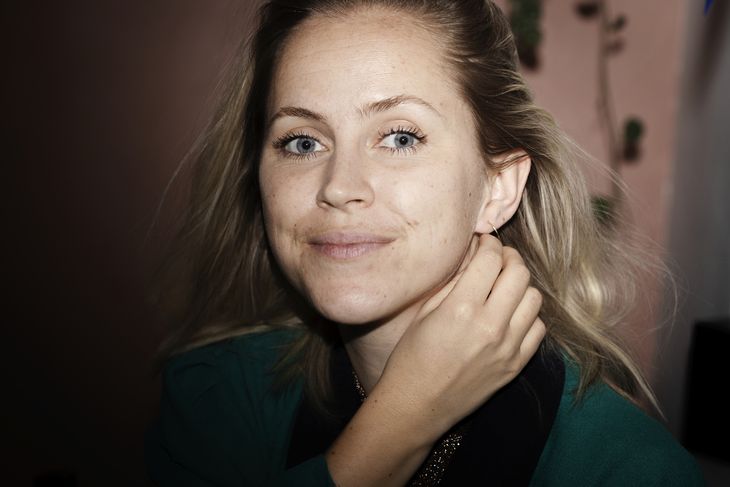 Line Kirsten Nikolajsen er vært på 'Tabu' og 'Tværs' på P3, ligesom hun er den ene af kvinderne bag podcasten 'Den 4. væg'. Foto: Jesper Houborg
