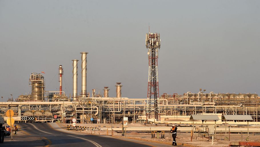 Her ses et af det statsejede saudiarabiske olieselskab Aramcos produktionssteder. (Arkivfoto.) Foto: Fayez Nureldine/Ritzau Scanpix