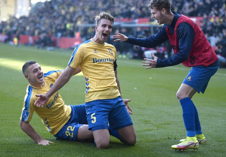Brøndbys 2-1-sejr var med til at sikre en københavner en gevinst på mere end en million kroner. Foto: Lars Poulsen