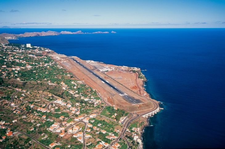 Lufthavnen på Madeira er svær at lande på. Foto: Shutterstock