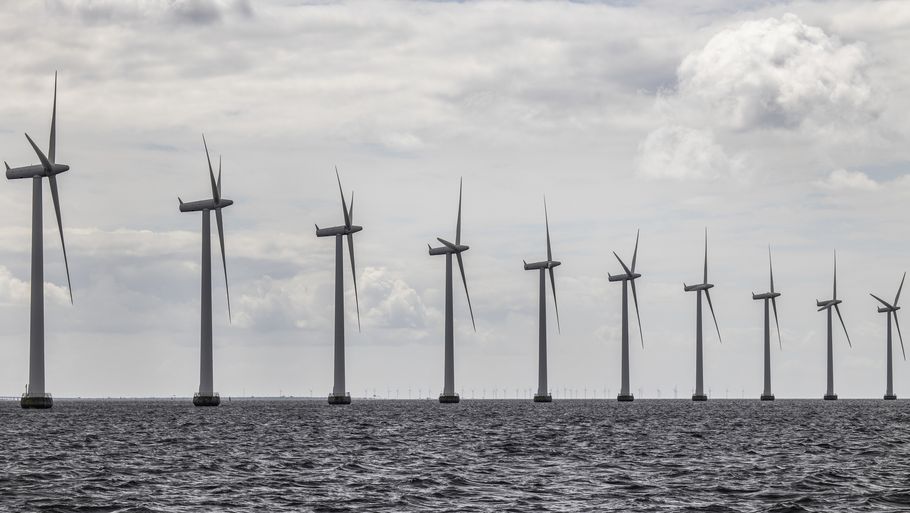 Energi-øen i Nordsøen skal samle grøn strøm fra havvindmøller. Foto: Jens Hartmann Schmidt