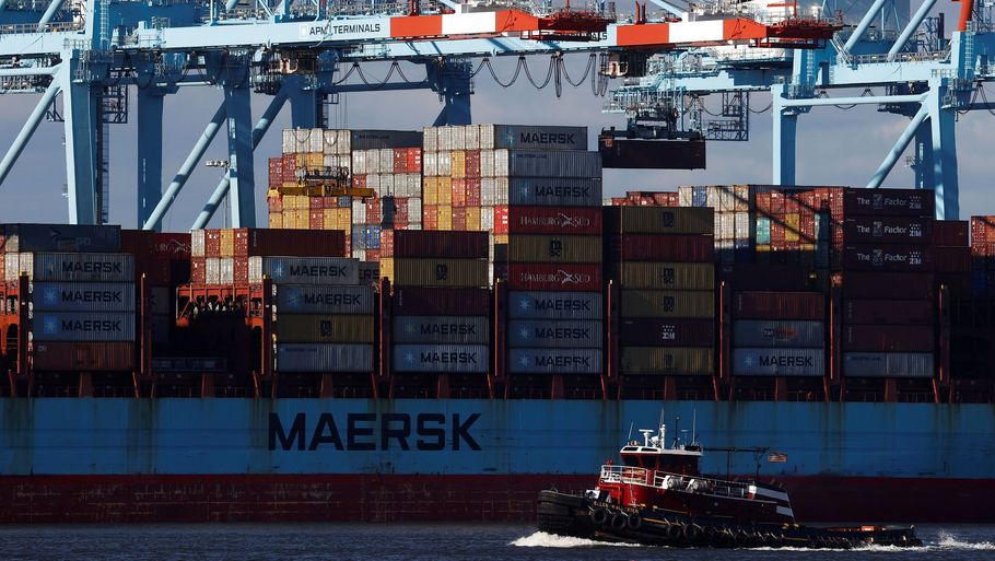 I en ny opgørelse fra Alphaliner er Mærsk blevet overgået af MSC som det største containerrederi i verden. (Arkivfoto) Foto: Mike Segar/Reuters