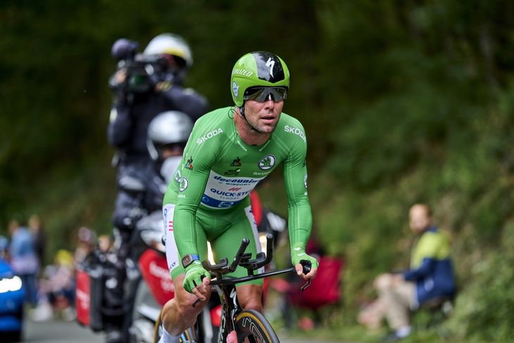 Mark Cavendish vandt den grønne pointtrøje i sidste års Tour de France. Foto: Claus Bonnerup