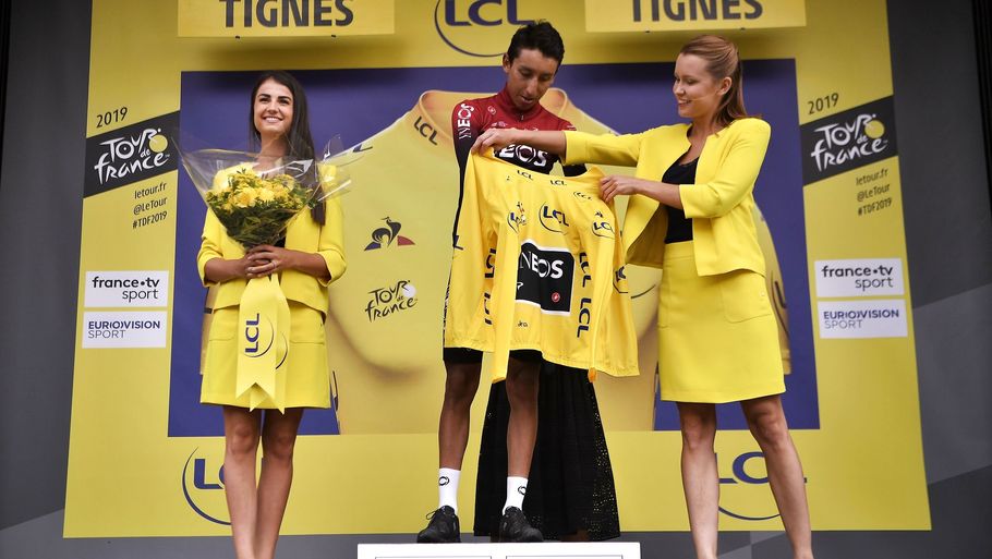 Egan Bernal vandt i 2019 Tour de France, mens han sidste år strøg til tops i Giro d'Italia. (Arkivfoto) Foto: Marco Bertorello/Ritzau Scanpix
