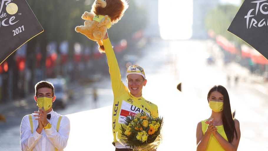 Tadej Pogacar vandt i sommer for andet år i træk Tour de France. (Arkivfoto) Foto: Garnier Etienne/Reuters