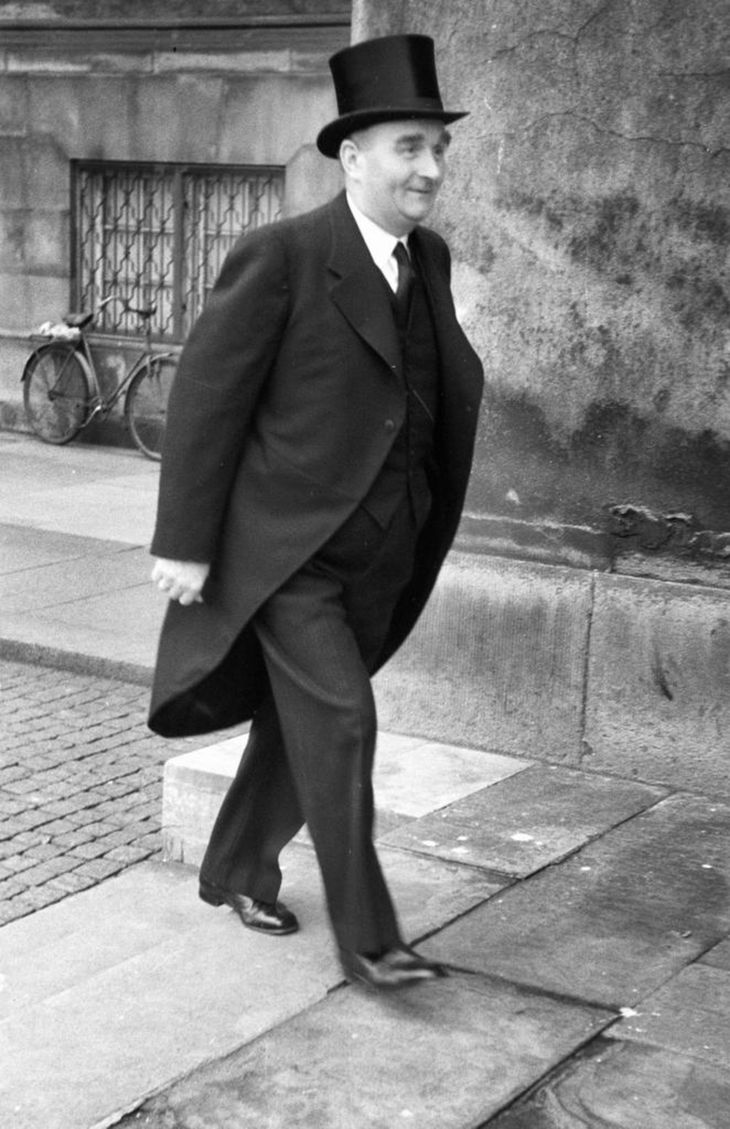 Som den eneste folketingsformand siden krigen sad Gustav Pedersen, S, i mere end to valgperioder. Foto: Mogens Amsnæs/Scanpix Denmark