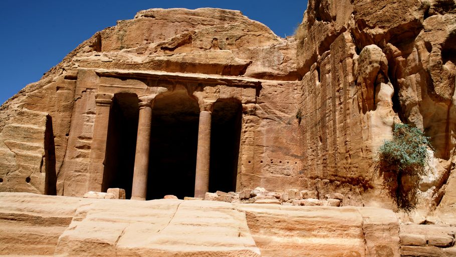Hvad var det nu liiiiige for en film, der blandt andet havde optagelser i Petra i Jordan? Arkivfoto: Habbe Boock/Politiken