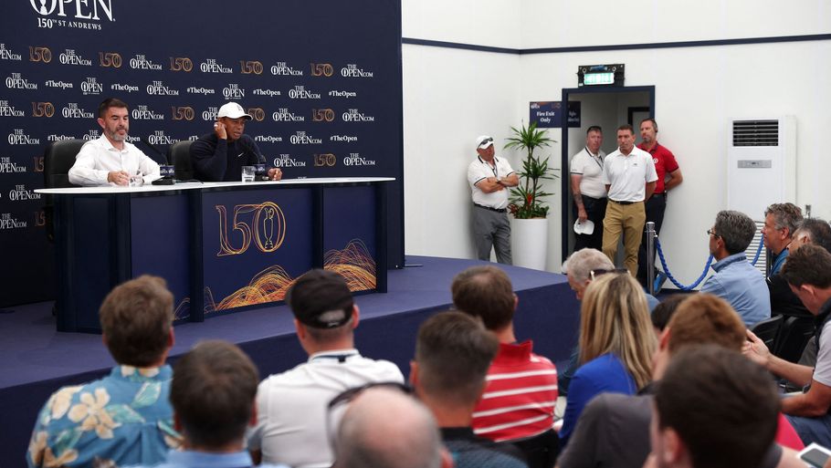 Tiger Woods lagde på sit pressemøde ikke skjul på, at han ikke har høje tanker om spillerne, som har tilsluttet sig LIV Golf-touren. Foto: Russell Cheyne/Reuters