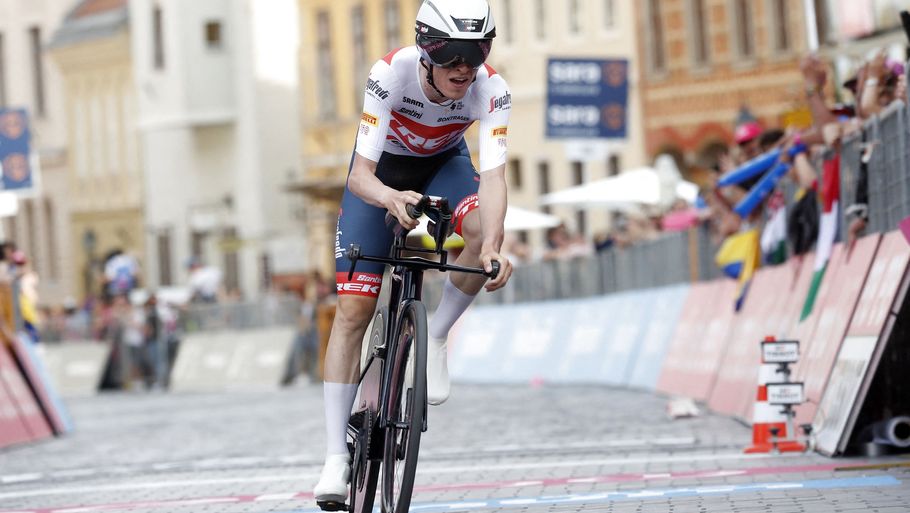Mattias Skjelmose Jensen, der her ses under Giro d'Italia tidligere i år, ligger samlet nummer tre efter tre etaper i Vallonien Rundt. Foto: Bernadett Szabo/Reuters