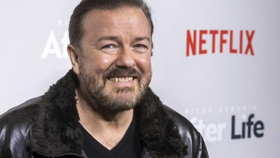 Ricky Gervais lægger vejen forbi Danmark til efteråret. Foto: Charles Sykes/Ritzau Scanpix