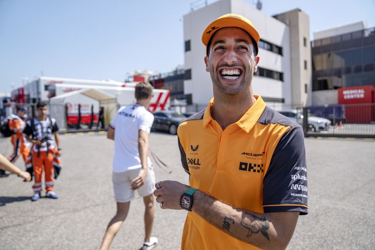 Smilet bedrager. Daniel Ricciardo er højst sandsynligt fortid hos McLaren efter denne sæson. Foto: Tariq Mikkel Khan