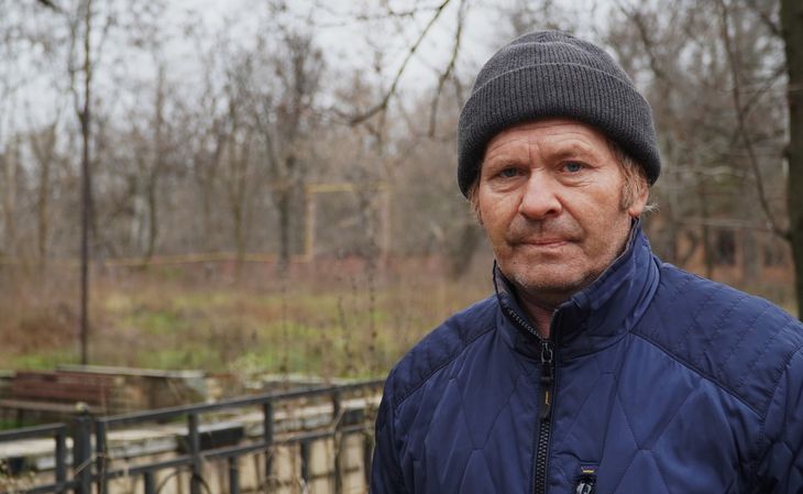 54-årige Sergei siger, at kampene i 2014 er ingenting i forhold til krigen nu. Foto: Stefan Weichert