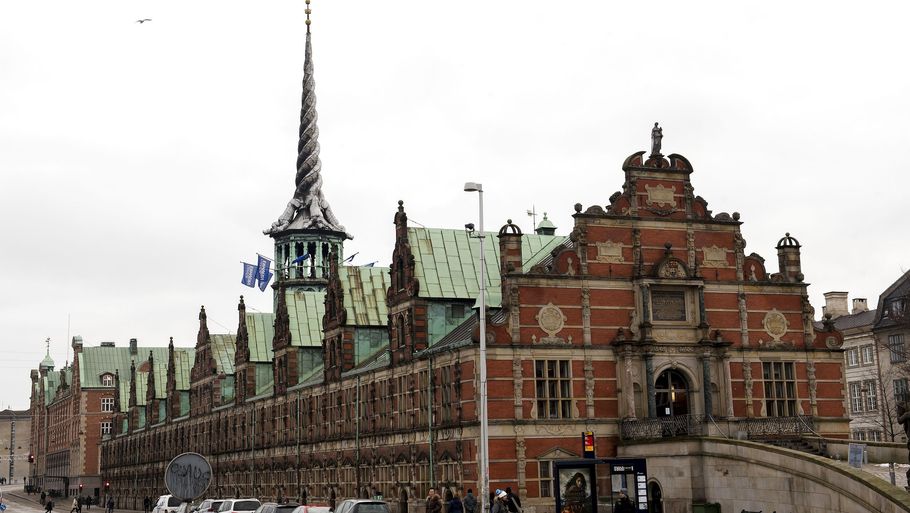 En række fonde skyder op mod 75 millioner kroner i renoveringen af børsbygningen i København. (Arkivfoto). Foto: Linda Kastrup/Ritzau Scanpix