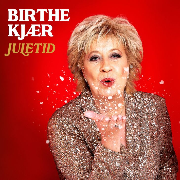 Coveret til Birthe Kjærs aktuelle 'Juletid', som varer 36 minutter og indeholder både gamle og nye julesange.