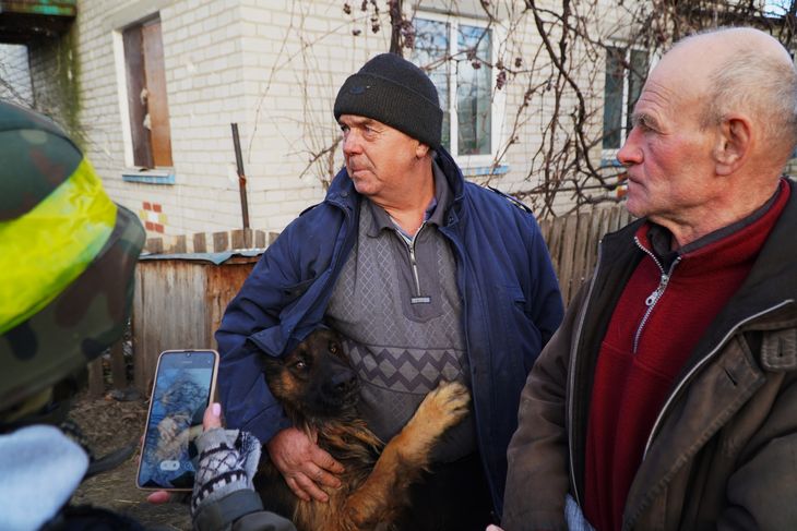 Der er kun få borgere tilbage i Makiivka, og de fleste vil ikke evakuere. Foto: Stefan Weichert.