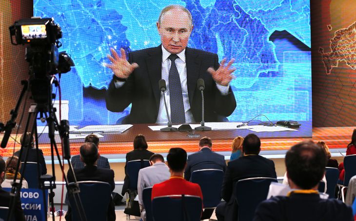 Vladimir Putin befinder sig i en krise, lyder vurderingen fra hans tidligere taleskriver. Foto: Alexander Zemlianichenko/Ritzau Scanpix