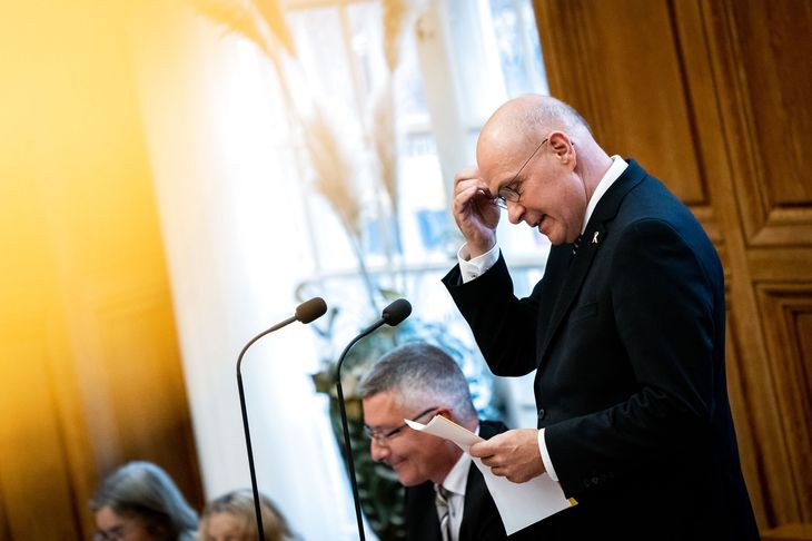 Søren Gade overtog posten som formand for Folketinget efter valget 1. november. Foto: Ida Marie Odgaard/Ritzau Scanpix