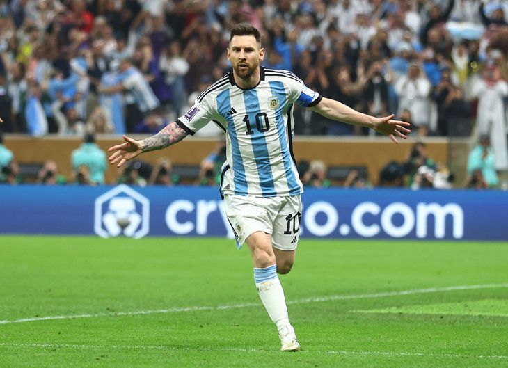 Lionel Messi vandt endelig sit verdensmesterskab. Foto: Carl Recine/Reuters/Ritzau Scanpix