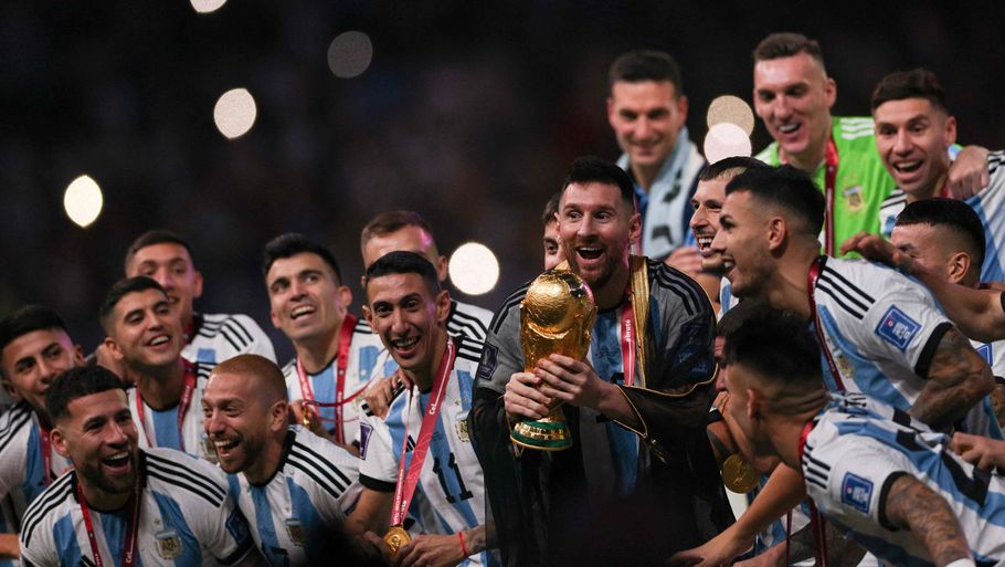 Lionel Messi og Argentina fik flest danskere til at se kampen på DR. Foto: Adrian Dennis/Ritzau Scanpix