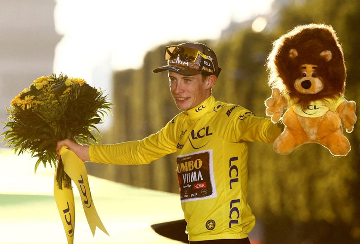 Den forsvarende danske Tour de France-vinder, Jonas Vingegaard, er blevet genstand for en temmelig vild forudsigelse. Ifølge Cycling Weekly kommer Vingegaard nemlig ikke til at vinde ét eneste løb i 2023. Foto: Ritzau Scanpix/CHRISTIAN HARTMANN
