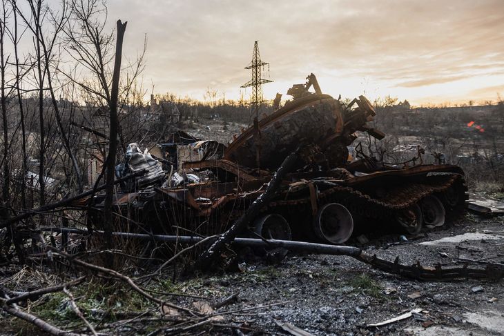 I det østlige Ukraine er krigens tag tydelige, hvor det har været mange angreb fra russisk side. Foto: Sameer Al-Doumy/Ritzau Scanpix
