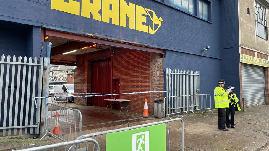 Det var på natklubben The Crane i Birmingham, at den unge fodboldspiller blev slået ihjel. Foto: PHIL BARNETT/Ritzau Scanpix