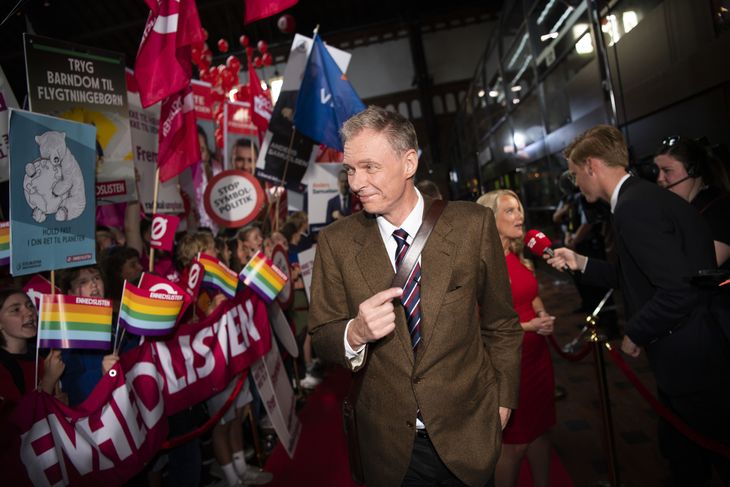 Klaus Riskær i 2019, da han var partiformand for partiet med samme navn. Foto: Anthon Unger