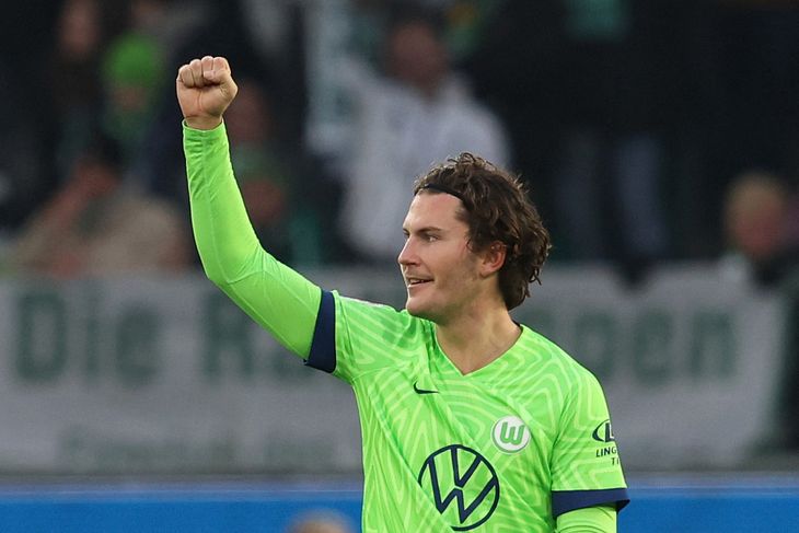 Jonas Wind og Wolfsburg har åbnet året med manér. Tirsdag aften scorede danskeren for anden liigakamp i streg, da Hertha Berlin blev slået i hovedstaden. Arkivfoto: Ronny Hartmann/Ritzau Scanpix