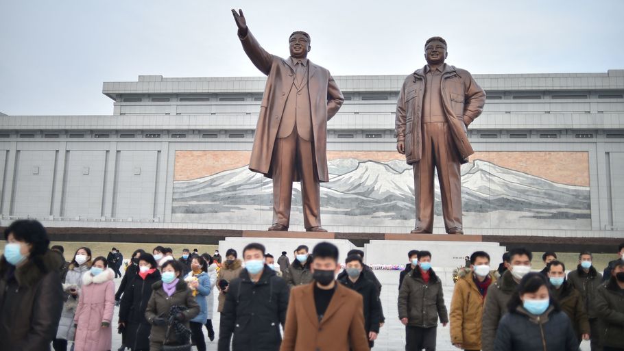 22. januar var byen fuld af mennesker. Nu er der helt lukket ned i byen med omkring tre millioner indbyggere. Foto: Kim Win Jin/Ritzau Scanpix