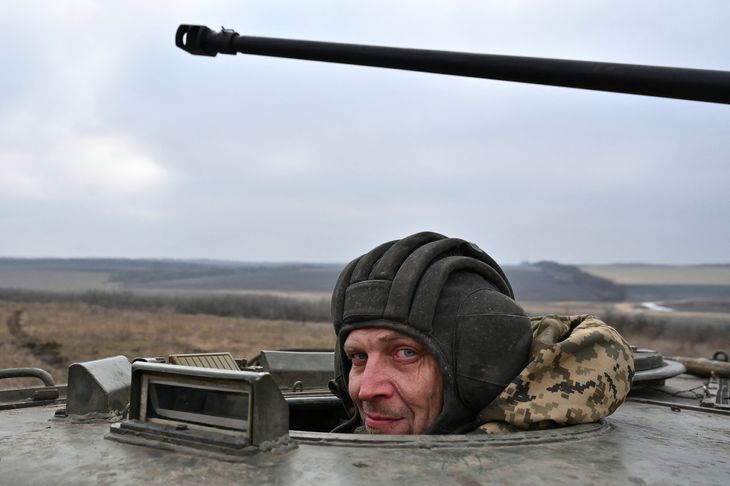 En ukrainsk soldat i Zaporizhzhia regionen. Foto: Ritzau Scanpix