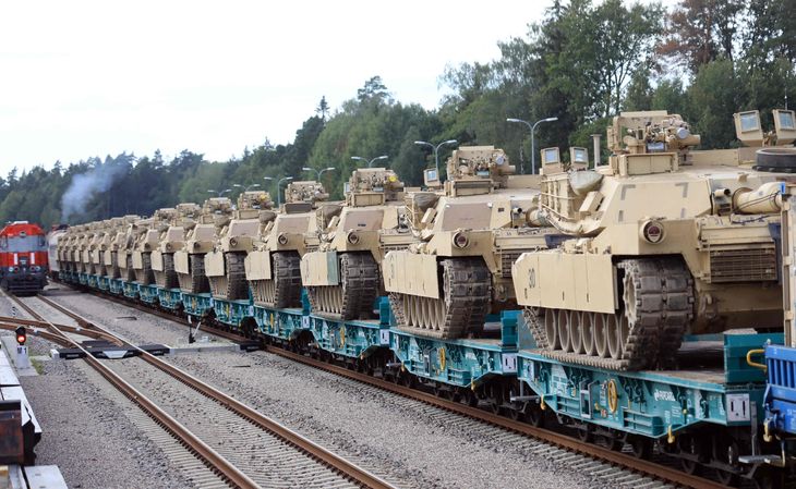 USA har forpligtet sig til at sende hele 31 Abram-kampvogne til Ukraine. Foto: Petras Malukas/Ritzau Scanpix