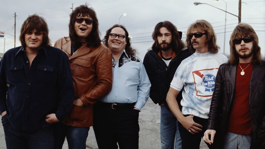 Atlanta Rhythm Section i 1977 med Dean Daughtry yderst til venstre. Foto: Michael Putland/Getty Images