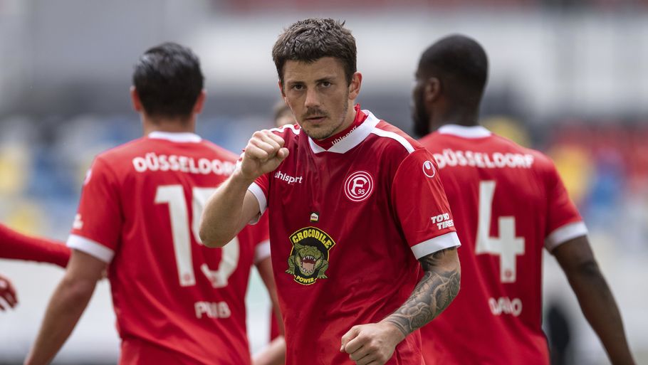Dawid Kownacki er FC Midtjyllands nye transfermål til angrebet. Foto: Marius Becker/Ritzau Scanpix