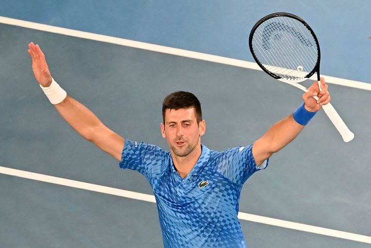Novak Djokovic er klar til sin Grand Slam-finale nummer 33 i karrieren. Foto: Paul Crock/Ritzau Scanpix