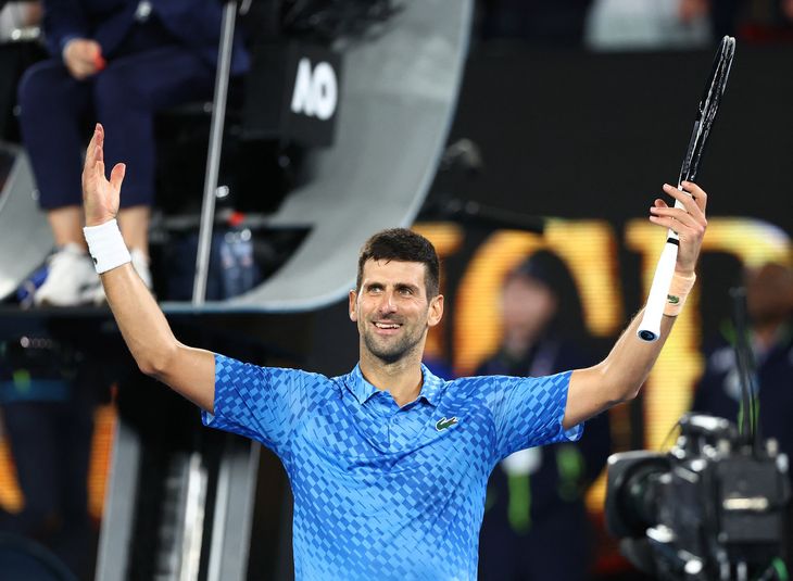 For tiende gang i karrieren kan Novak Djokovic fejre sejren ved Australian Open. Foto: Hannah McKay/Ritzau Scanpix