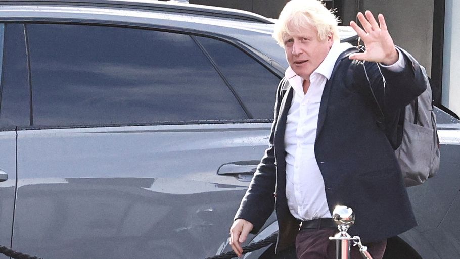 Boris Johnson, Storbritanniens tidligere premierminister, hævder, at Vladimir Putin, Ruslands præsident, truede med at ramme ham med et missil. Foto: Henry Nicholls/Reuters