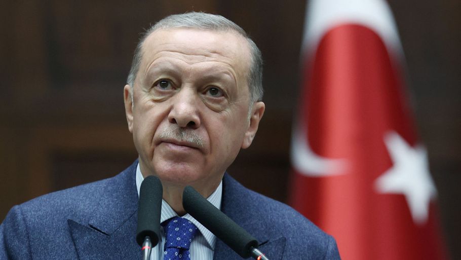 Tyrkiets præsident, Recep Tayyip Erdogan, er blevet en sten i skoen på Nato-alliancen, da han foreløbig har blokeret for svensk optagelse i forsvarssamarbejdet. (Arkivfoto) Foto: Presidential Press Office/Reuters